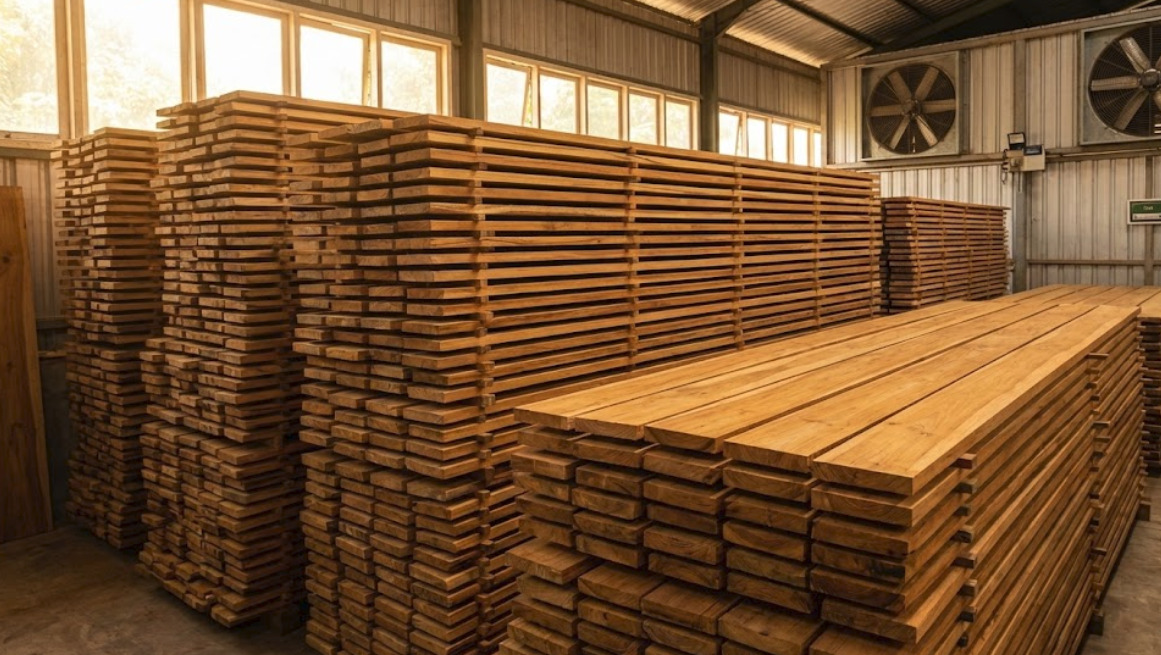 5 Cara Pengeringan Kayu Jati Terbaik untuk Properti Material 6