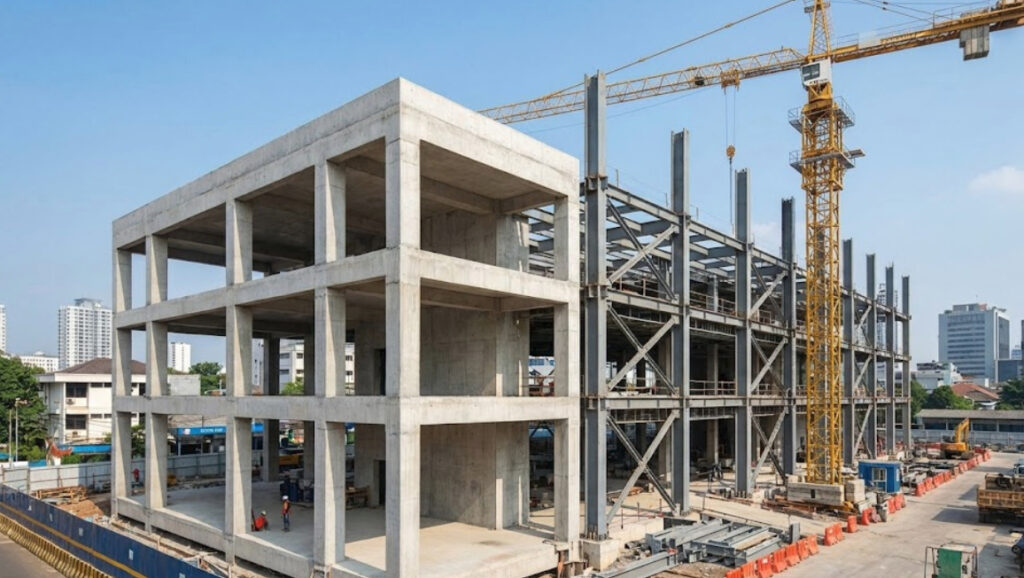 7 Faktor Kunci Memilih Konstruksi Beton vs Baja material 7