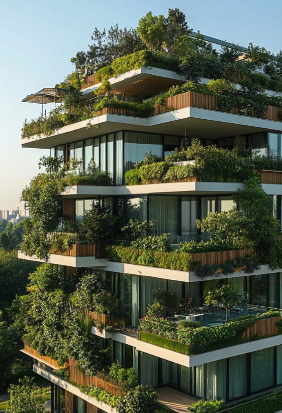 5 Inovasi Arsitektur Hutan Vertikal untuk Properti Modern arsitektur 10